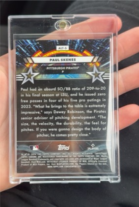 Paul Skenes, graded 9.5