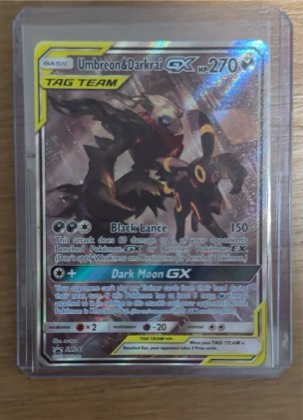 Umbreon & Darkrai GX, graded 9.0