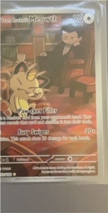 Team Rocket's Meowth, graded 9.0