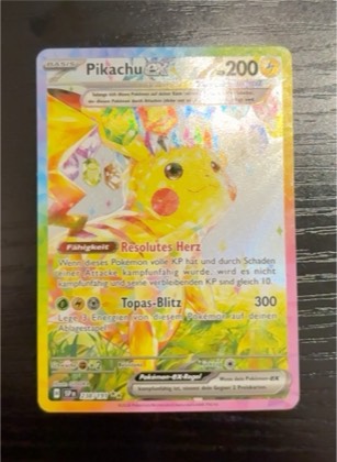 Pikachu ex, graded 9.5