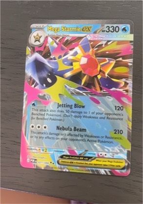 Mega Starmie ex, graded 7.0