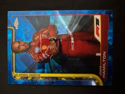 Lewis Hamilton - 2025 Topps Chrome Formula 1 Scuderia Ferrari HP, graded 7.5