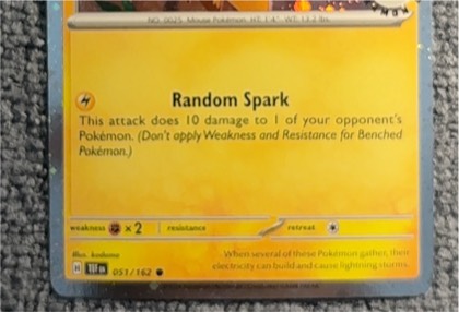 Pikachu, graded 9.5