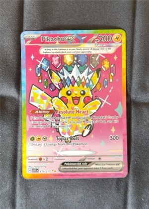 Pikachu ex, graded 8.0