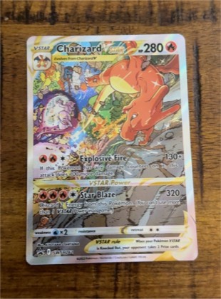 Charizard VSTAR - SWSH262, graded 9.5