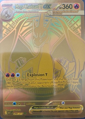Mega Charizard Y ex, graded 9.0
