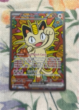 Meowth GX, graded 9.0