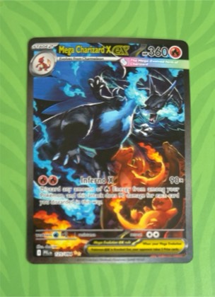 Mega Charizard X ex, graded 2.5