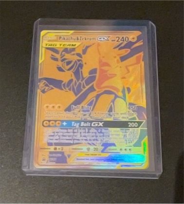 Pikachu & Zekrom GX, graded 9.5