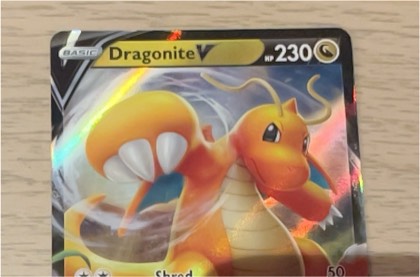 Dragonite V (Full Art), graded 9.0