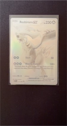 Reshiram ex, graded 9.0