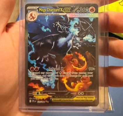 Mega Charizard X ex, graded 8.5