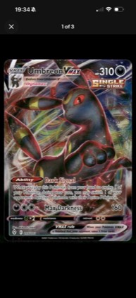 Umbreon VMAX, graded 9.5