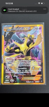 Alakazam EX (Secret), graded 9.5