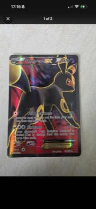 Umbreon EX (Full Art), graded 7.0