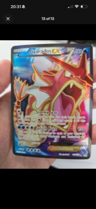 Gyarados EX (Full Art), graded 7.0