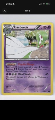 Gardevoir, graded 9.5