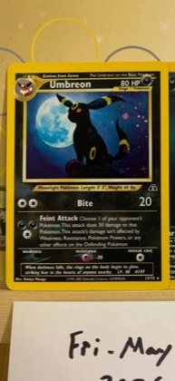 Umbreon (13), graded 9.5