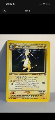 Ampharos, graded 7.0