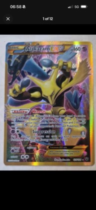 Alakazam EX (Secret), graded 9.5