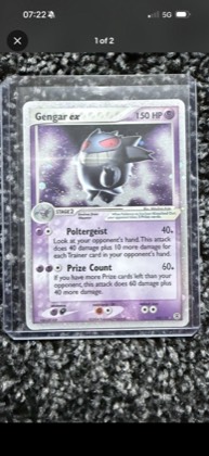 Gengar ex graded 9