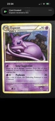 Espeon, graded 9.5