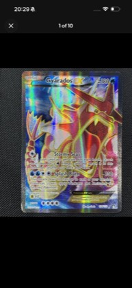 Gyarados EX (Full Art), graded 7.0