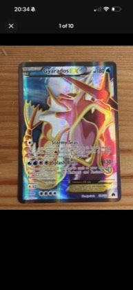 Gyarados EX (Full Art) graded 7