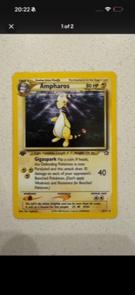 Ampharos, graded 7.0