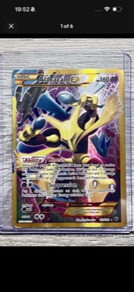 Alakazam EX (Secret), graded 9.5