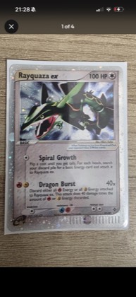 Rayquaza ex, graded 7.0