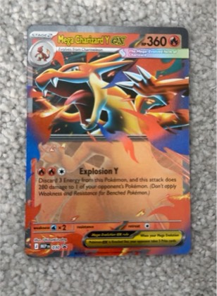 Mega Charizard Y ex - 030, graded 9.0