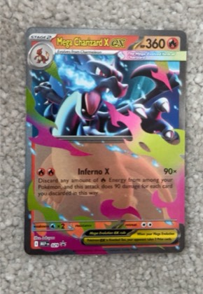 Mega Charizard X ex - 029, graded 9.0