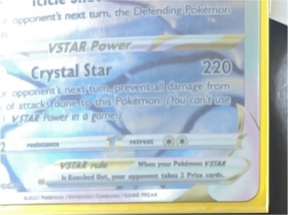 Alolan Vulpix VSTAR, graded 8.5
