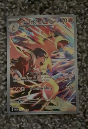 Ethan's Typhlosion, graded 7.5