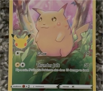 Pikachu graded 9.5