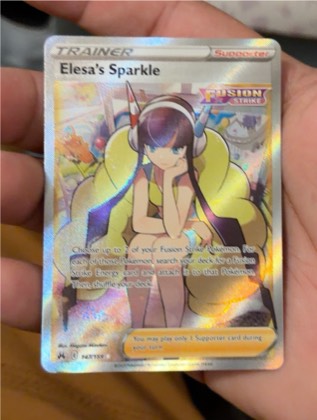 Elesa's Sparkle (Full Art), graded 9.5