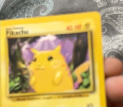 Pikachu, graded 7.5