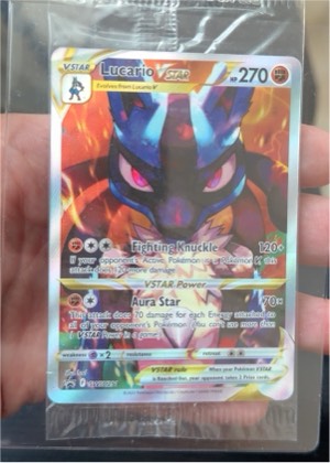 Lucario VSTAR, graded 9.0