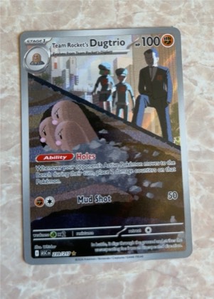 Team Rocket's Dugtrio, graded 9.5