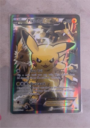 Pikachu-EX, graded 8.5