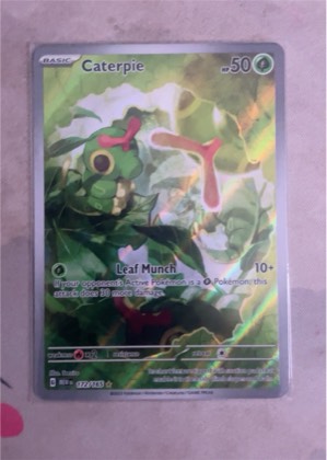 Caterpie, graded 9.0