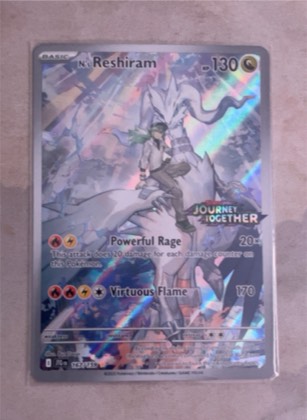 N's Reshiram, graded 9.0