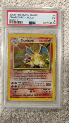 Charizard, graded 3.0