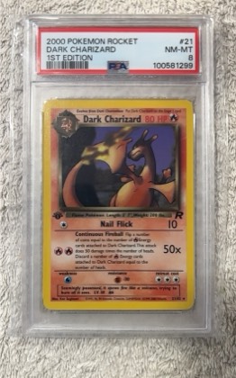 Dark Charizard (21) graded 7