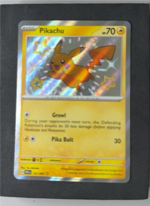 Pikachu, graded 8.5