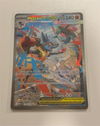 Mega Lucario ex, graded 9.0