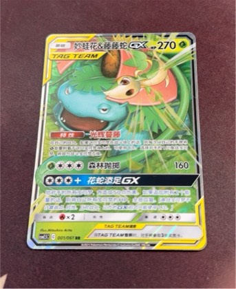 Venusaur & Snivy GX, graded 9.5