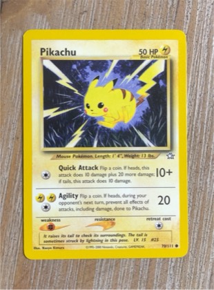 Pikachu, graded 6.5