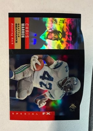 1995 SP Chris Warren, graded 3.5